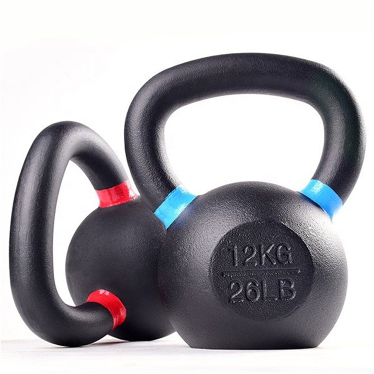 FitFirst Safety Durable Home Gym Gear Cast Iron Powder Coated LB Kettlebell