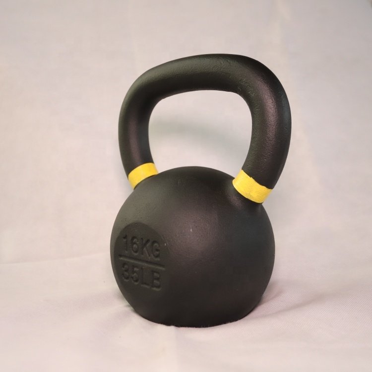 FitFirst Safety Durable Home Gym Gear Cast Iron Powder Coated LB Kettlebell