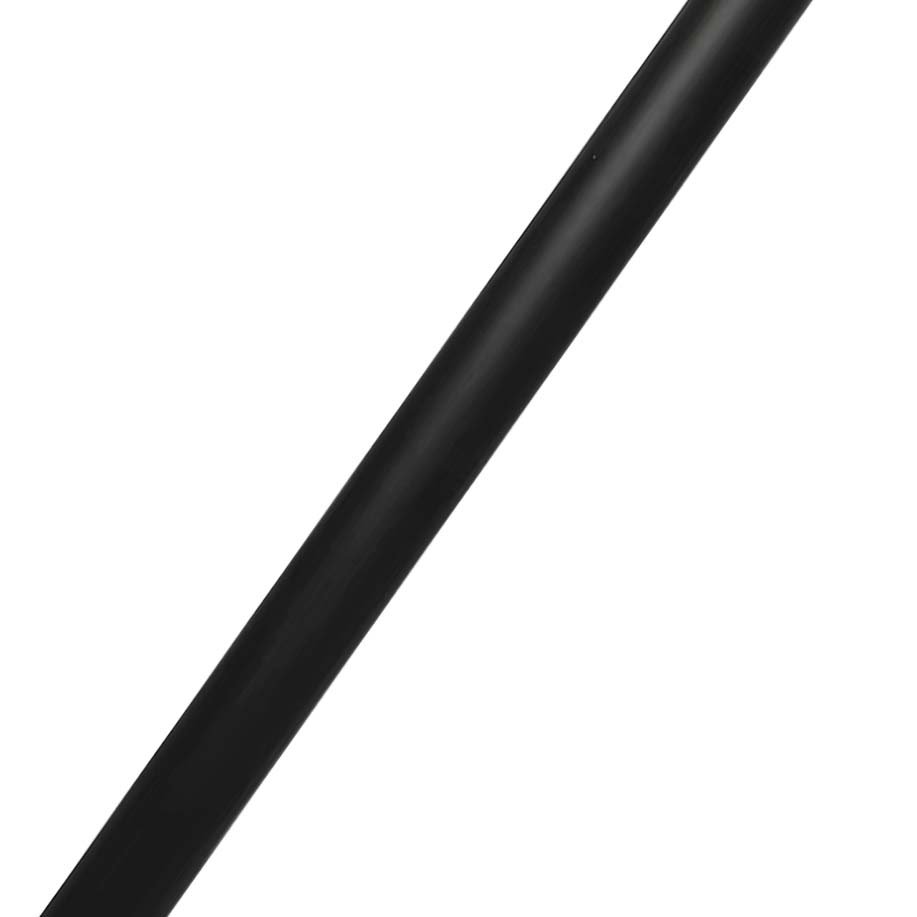 Satin Black Iron Stair Parts for Modern Indoor Spiral Stairs round Hollow Blusters & Satin Black Balusters Plain Design Style