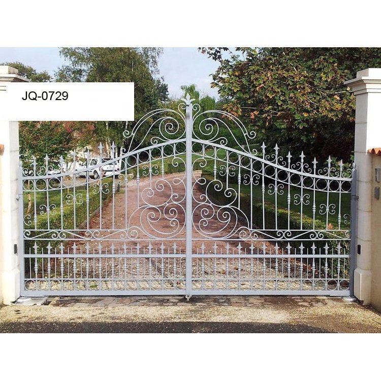 Wrought Iron Driveway french gate