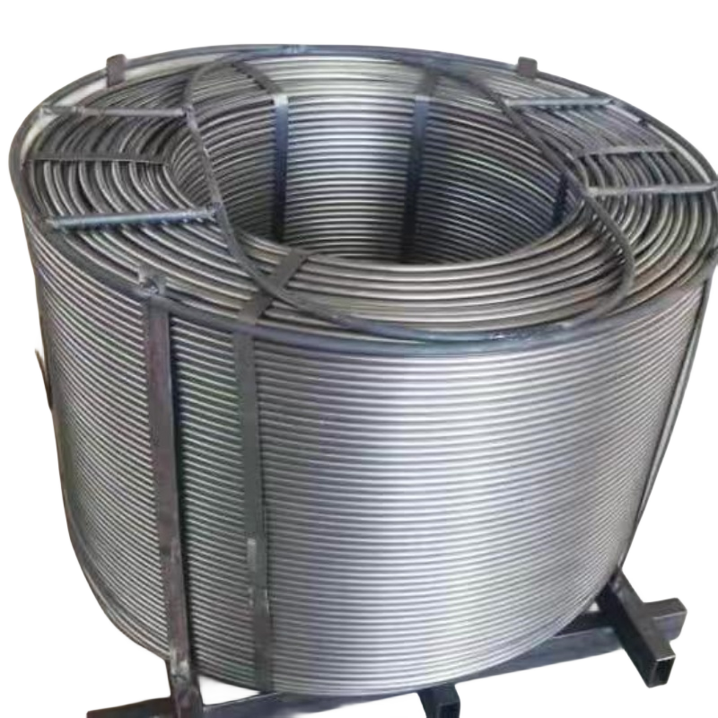 Silicon calcium coated core wire Silicon 55% calcium 28% wire diameter 13mm powder core 150g meters