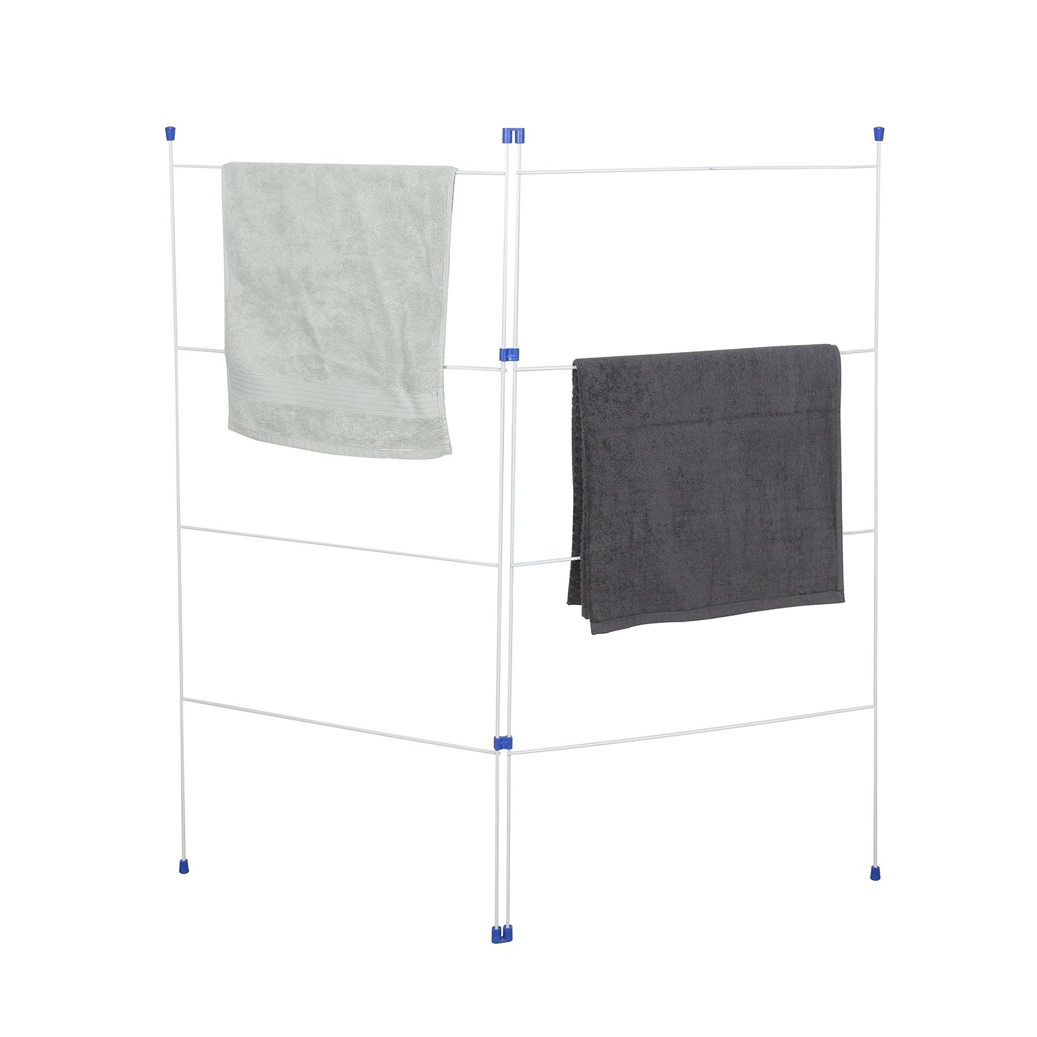 Multi-functional Sections Folding Free Standing Collapsible Laundry Airer Clothes Dryer Rack