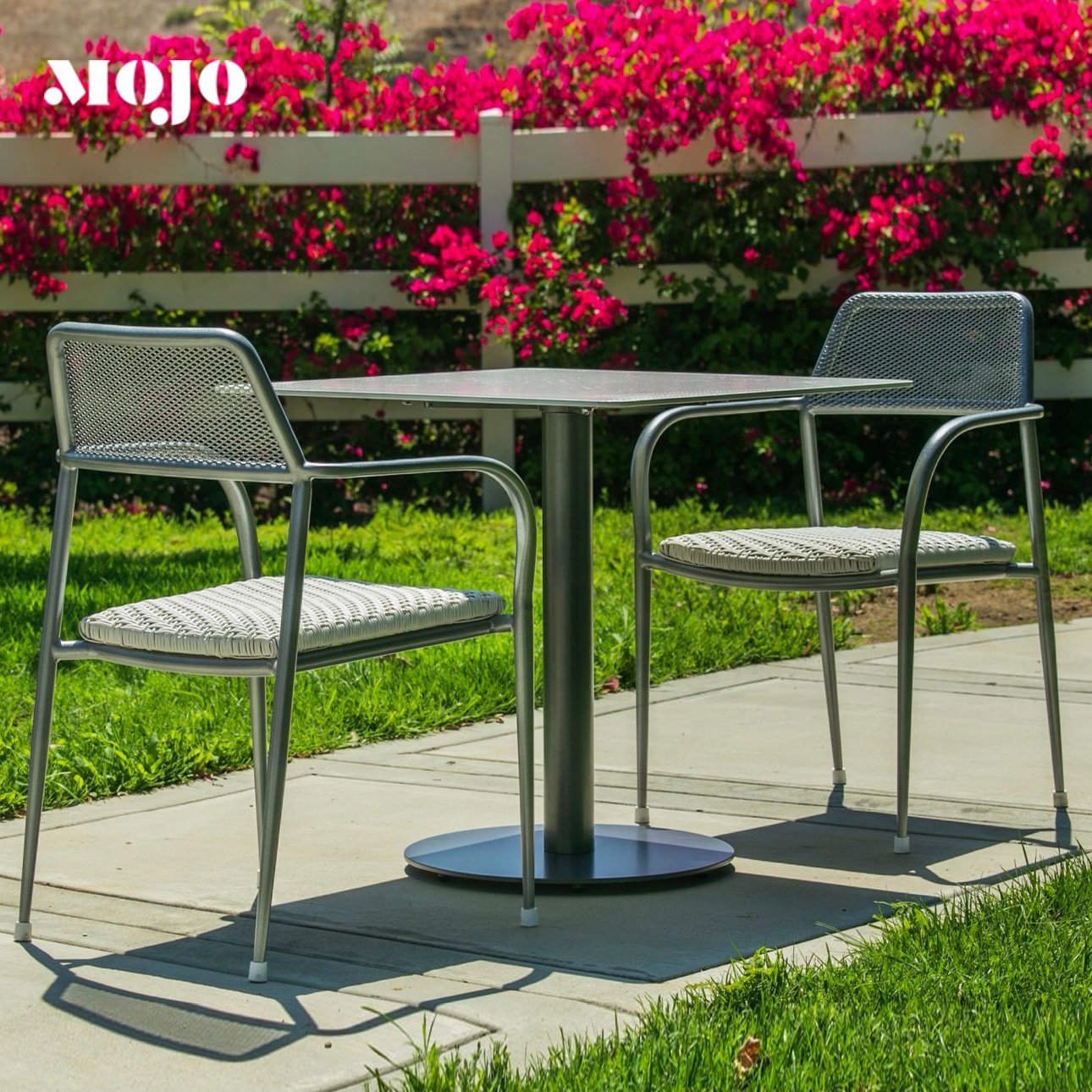 Industrial restaurant cafe chairs and coffee tables outside metal steel frame restaurant chairs