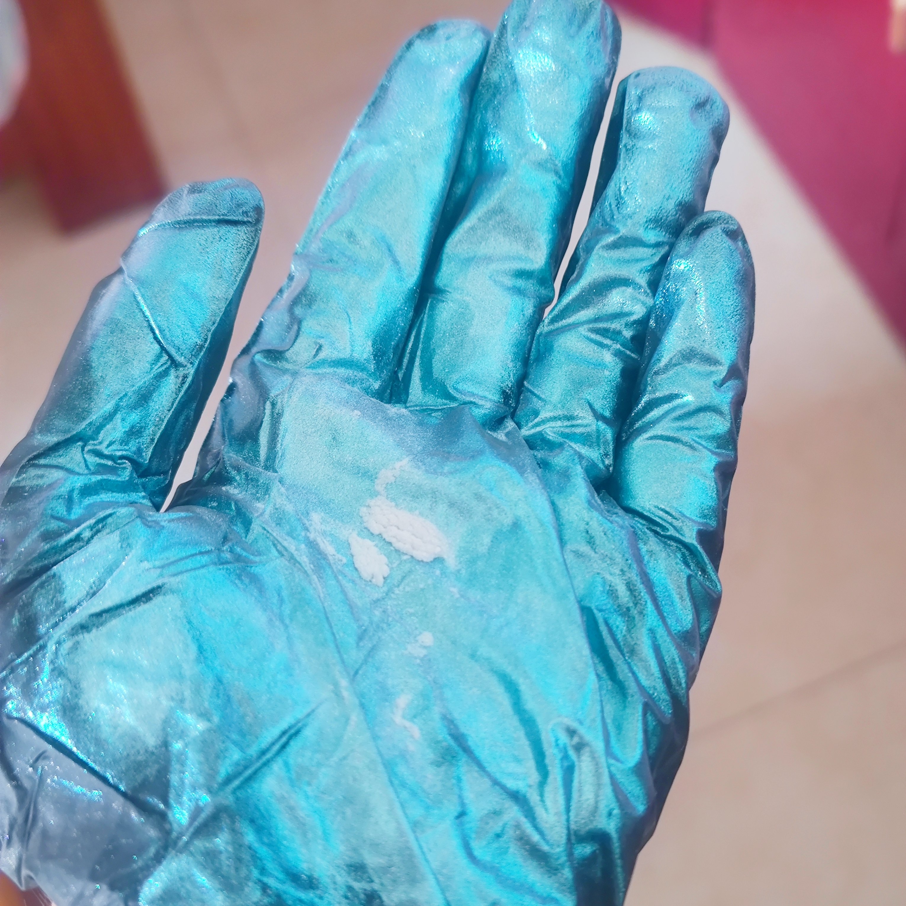 Customized Logo Moon Light Rainbow Silver Blue Green Aurora Mirror Powder Chrome Nail Pigment