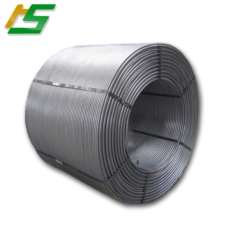 CaFe Cored Wire CaFe core wire is made by mixing calcium metal with a certain proportion of iron powder