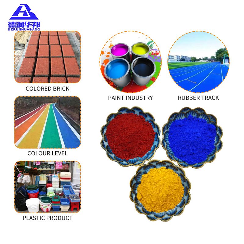Huabang iron oxide pigment for cement paint coating rubber ceramic colored brick