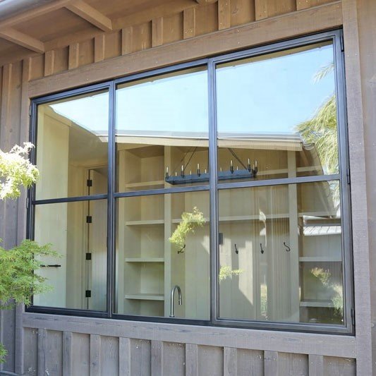 Foldable Windows Bi-Fold Window Glazed Bi-Folding Windows Fold Up Huge Steel Glass Windows
