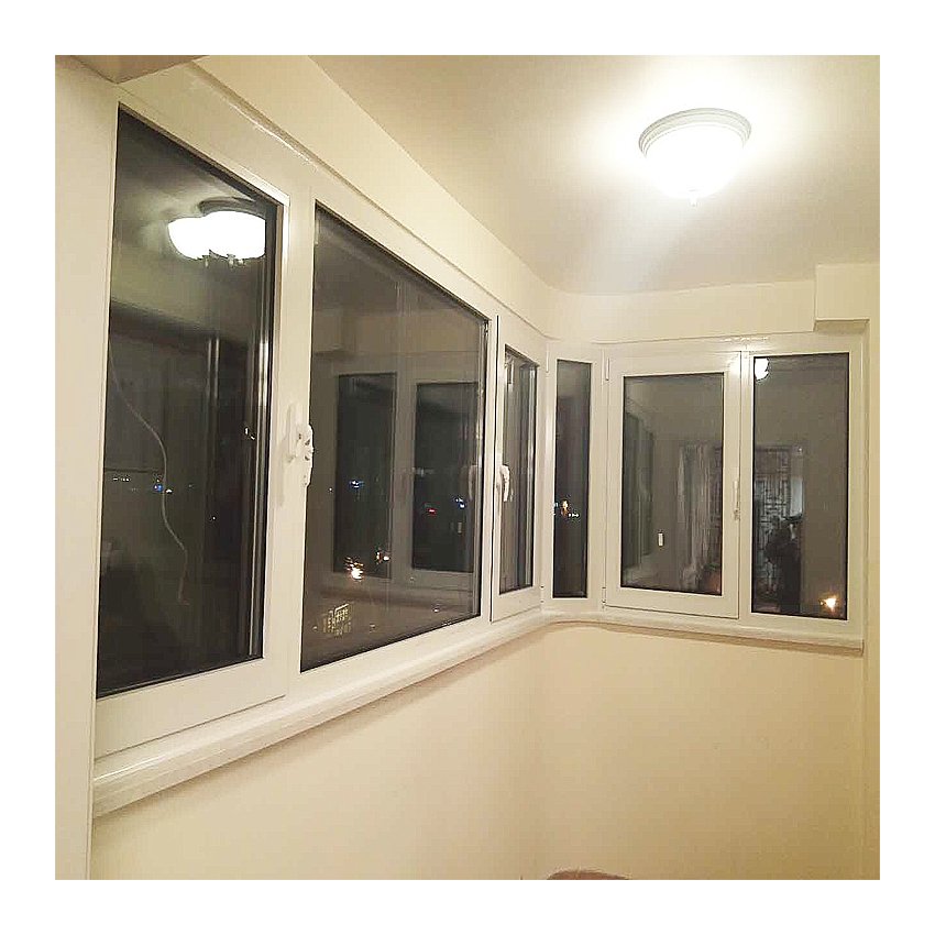 Horizontal architecture low u-factor casement windows design with aluminium jamb