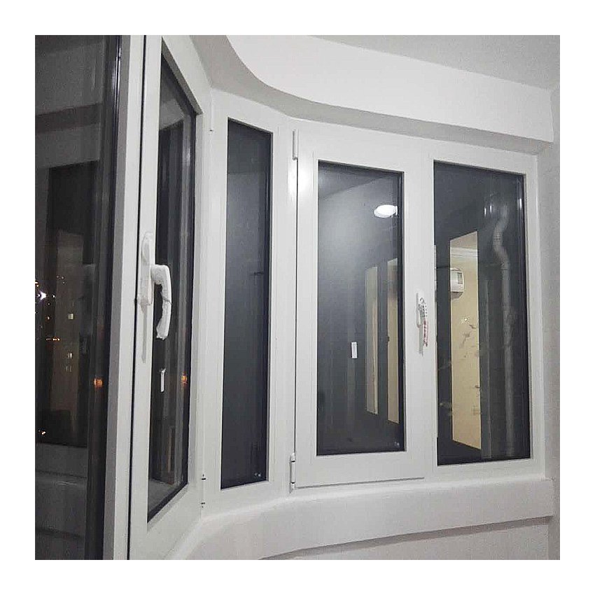 Horizontal architecture low u-factor casement windows design with aluminium jamb