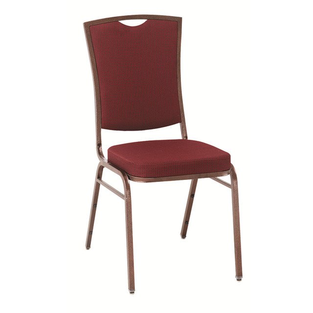 hotel wedding stackable gold stainless steel banquet hall chairs