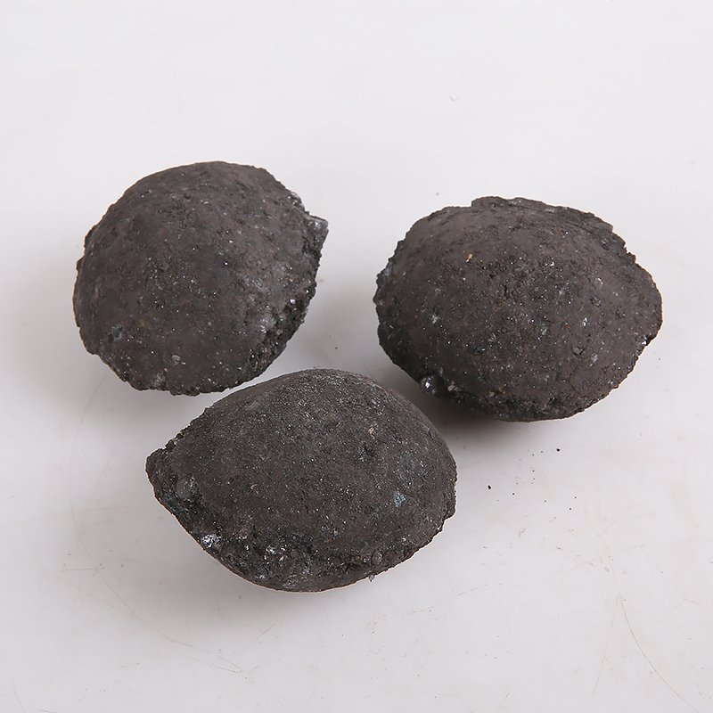 ferrosilicon powder Factory supplier casting additive metal Alloys #55-10 Silicon Carbide ball SiC briquette