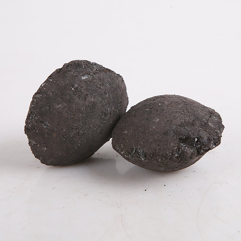 ferrosilicon powder Factory supplier casting additive metal Alloys #55-10 Silicon Carbide ball SiC briquette