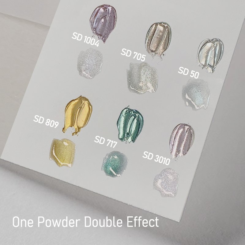 2 in 1 Cat Eye Chrome Magnet Powder DIY Nail Powder Magnet Chrome Nail Art powder