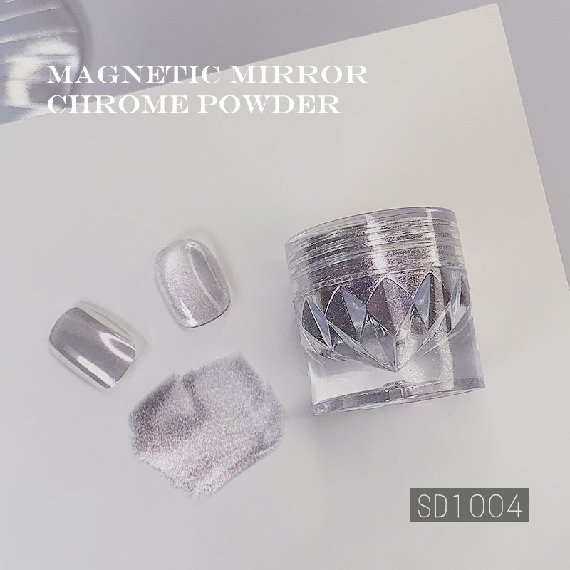 2 in 1 Cat Eye Chrome Magnet Powder DIY Nail Powder Magnet Chrome Nail Art powder
