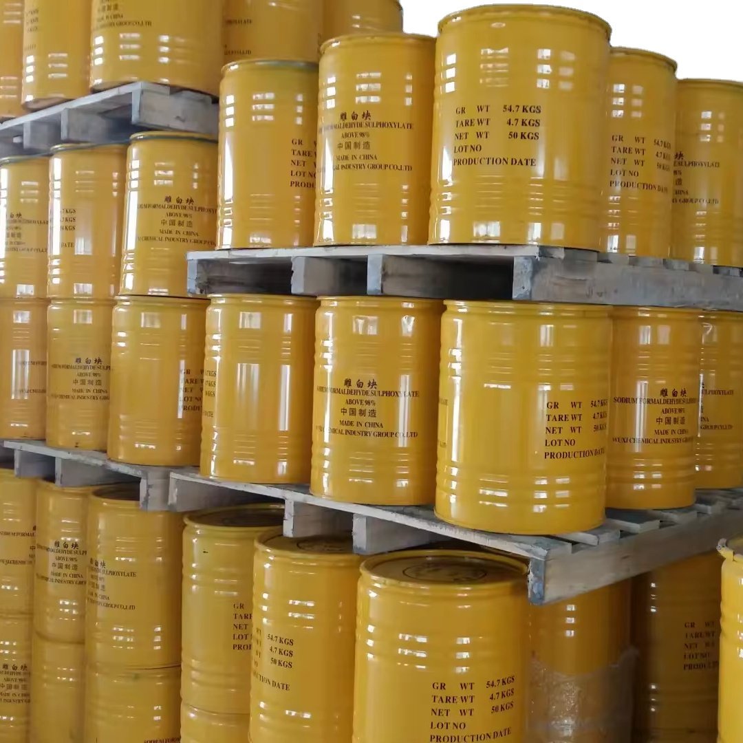 Textile Auxiliaries Sodium Formaldehyde Sulfoxylate ( rongalite c ) bleaching agent powder / lump formaldehyde sodium bisulfite