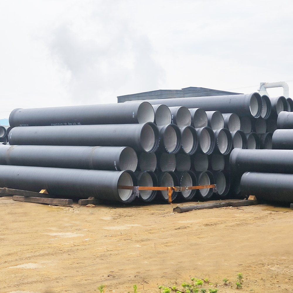 High performance en545 en598 PN16 PN25 150mm 200mm 350mm ductile cast iron powder flange pipe