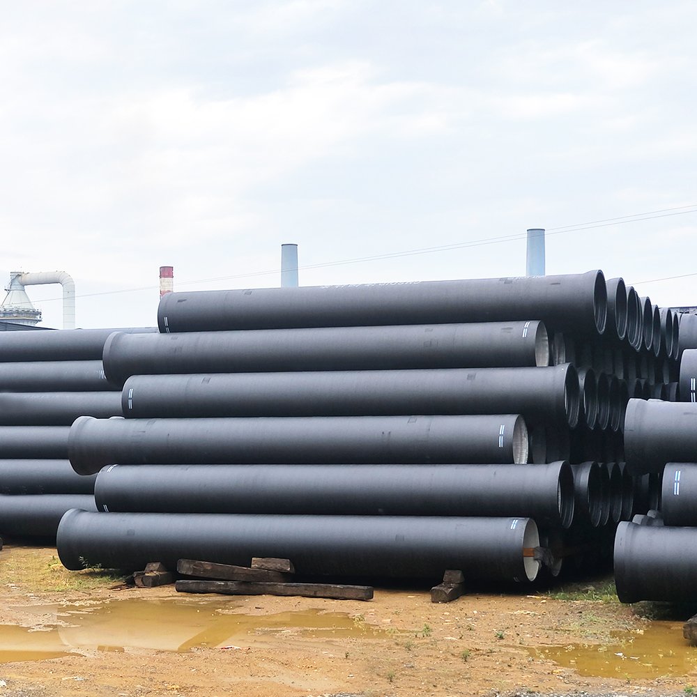 High performance en545 en598 PN16 PN25 150mm 200mm 350mm ductile cast iron powder flange pipe