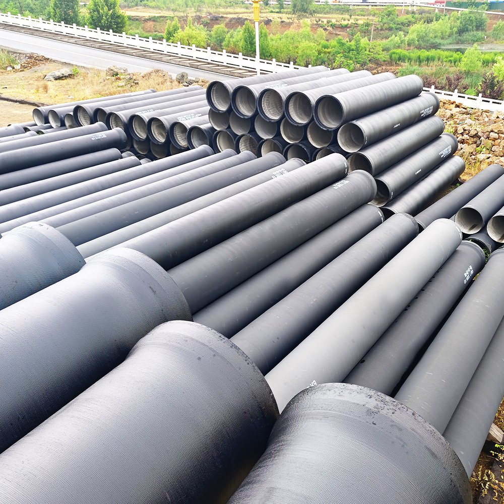 High performance en545 en598 PN16 PN25 150mm 200mm 350mm ductile cast iron powder flange pipe
