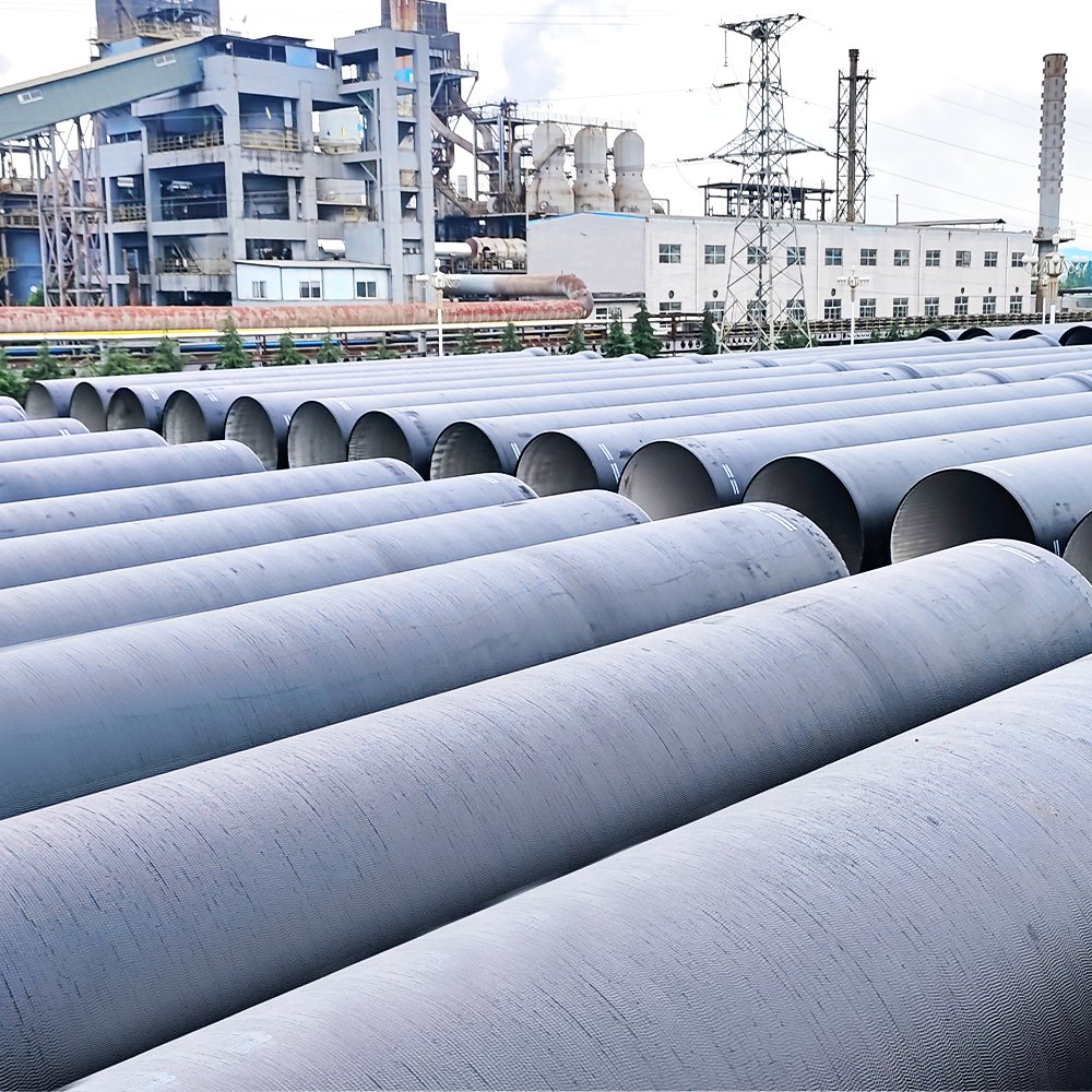 High performance en545 en598 PN16 PN25 150mm 200mm 350mm ductile cast iron powder flange pipe