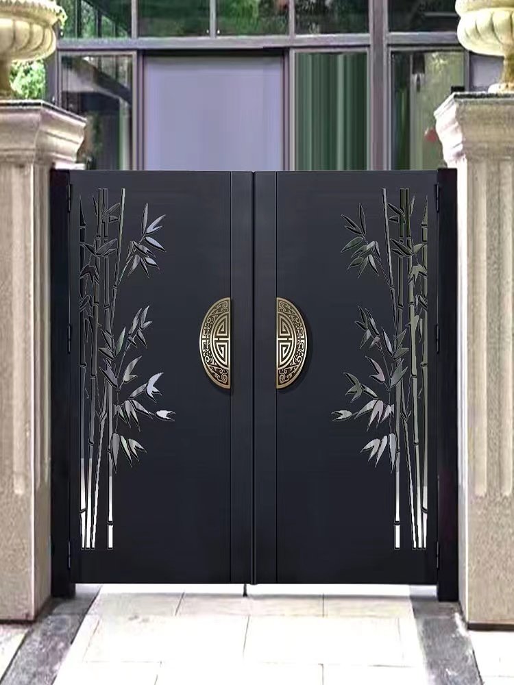 Wrought iron driveway decorative wrought iron front from nigeria main gate designs iron garage villa cast gates