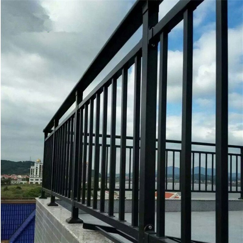 Metal outdoor Steel handrail wrought iron stair railing