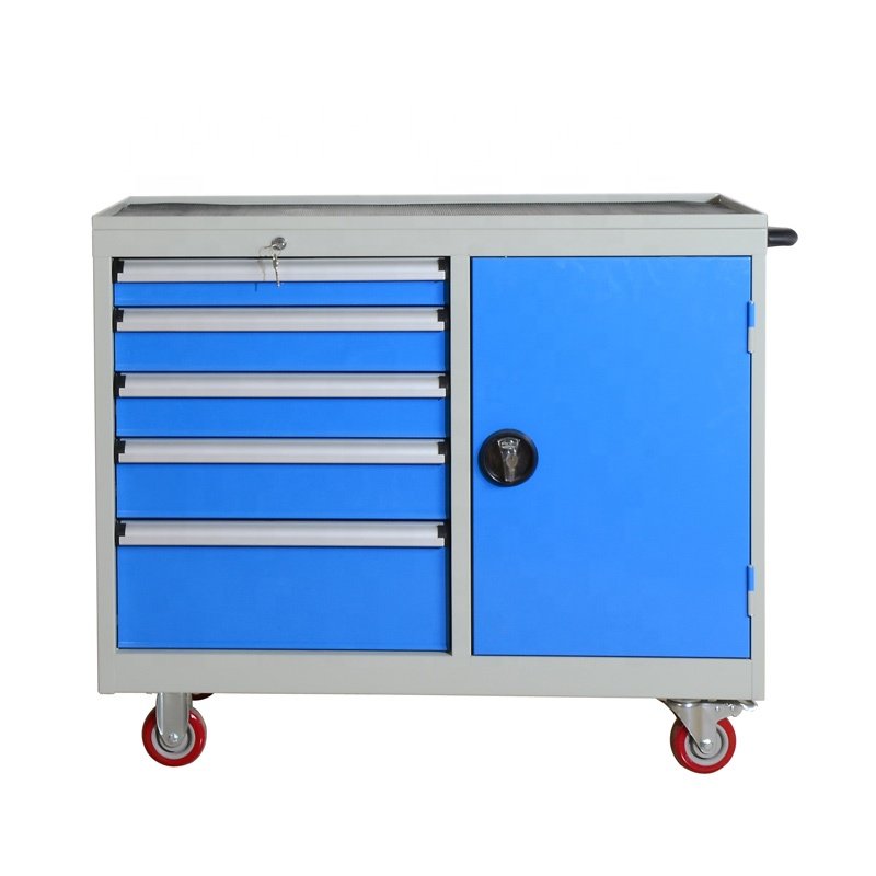 Multi-Function Mobile Iron Tool Chest Trolley Powder Coating Combination Storage Cabinet Garage Workshops OEM Customizable