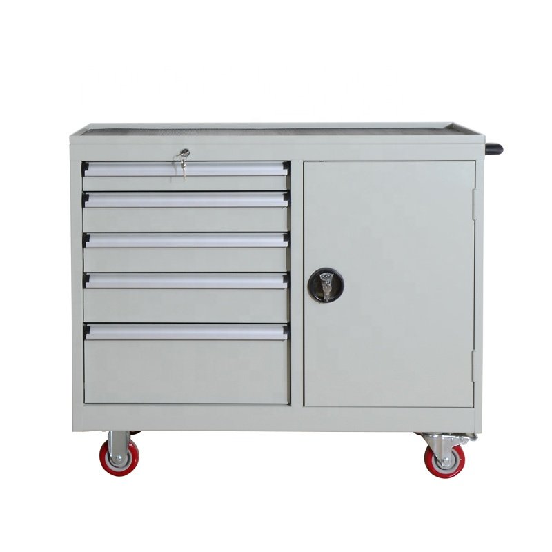 Multi-Function Mobile Iron Tool Chest Trolley Powder Coating Combination Storage Cabinet Garage Workshops OEM Customizable