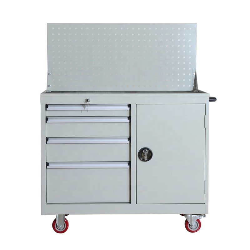Multi-Function Mobile Iron Tool Chest Trolley Powder Coating Combination Storage Cabinet Garage Workshops OEM Customizable