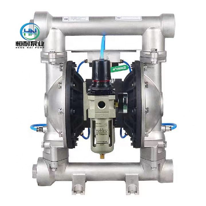 Compressed air drive operated dry Powder sand starch transfer delivery Diaphragm Pump