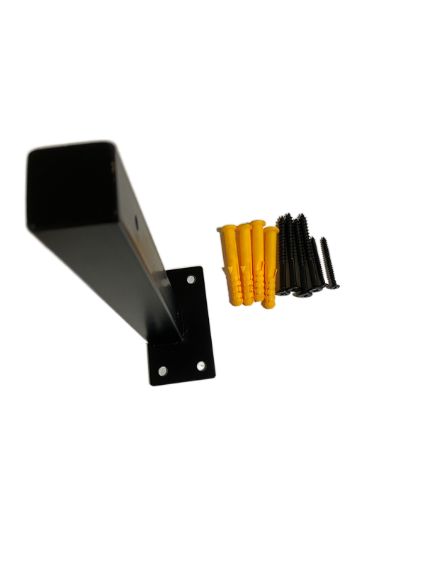 Wholesale Stainless steel 201 304 black T Angle Shelf Bracket Iron Metal Wall Mounted Shelf Bracket Floating L Shape