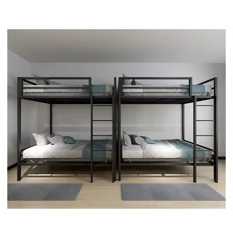 Adult Capsule School Student Dorm Bunk Bed for Hostel Steel Cheap Strong Metal Bedroom Furniture Manufacture Iron Powder Coating