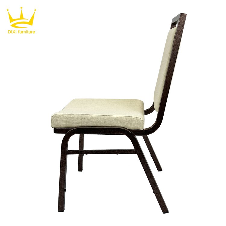 New Design Dining Chair with Curved Seat Cushion Restaurant Hotel School Banquet Chairs For Halls