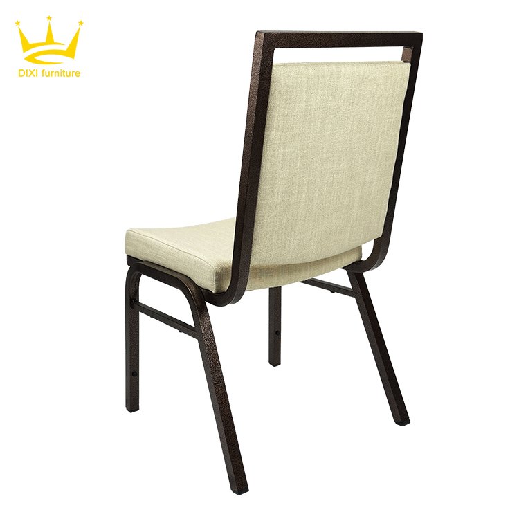 New Design Dining Chair with Curved Seat Cushion Restaurant Hotel School Banquet Chairs For Halls
