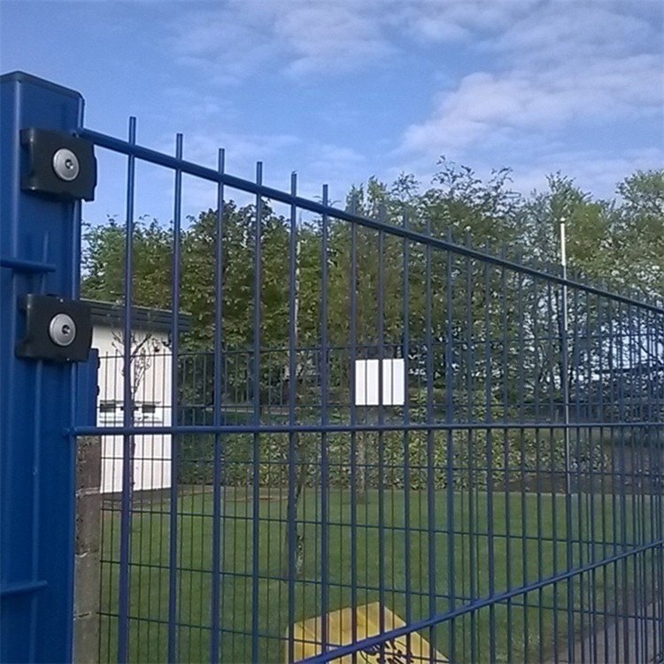 2D Panel Fence For 8/6/8 Fencing Mesh Double Wire Flat Panel Twin Wire Wrought Iron StyleDouble Loop Wire Fence
