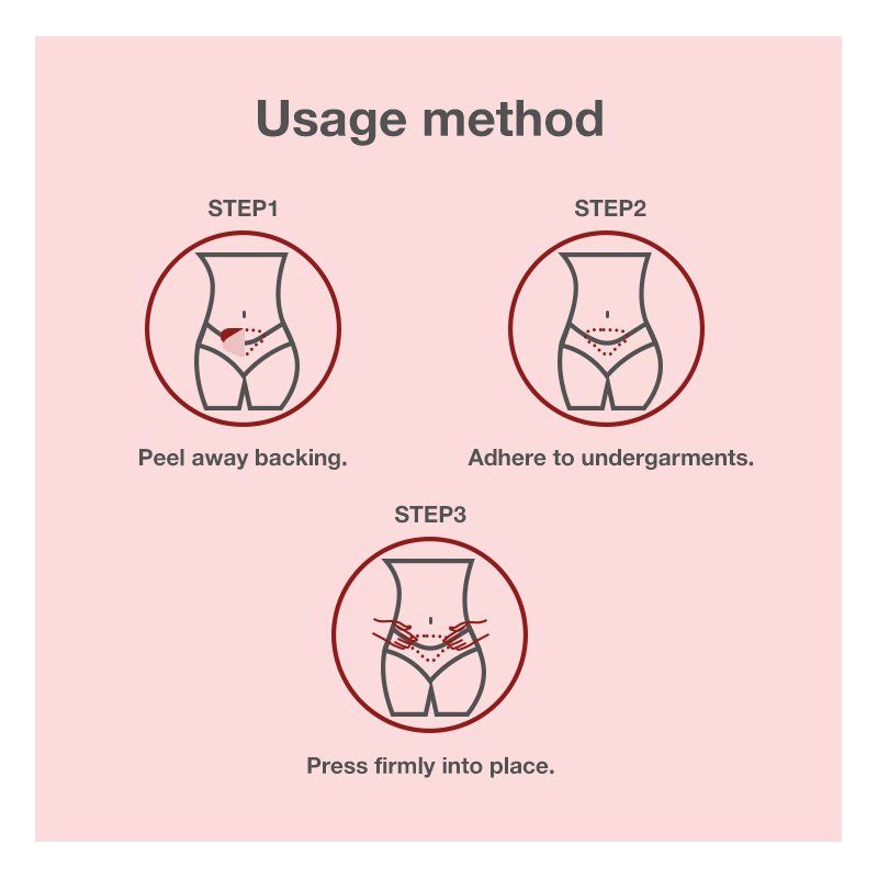 Customized Iron Powder Self Active Warm Release Heat Patch for Menstrual Cramps