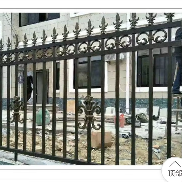customized European style Top-selling design aluminum fence panel privacy fence screen fences and gates for houses