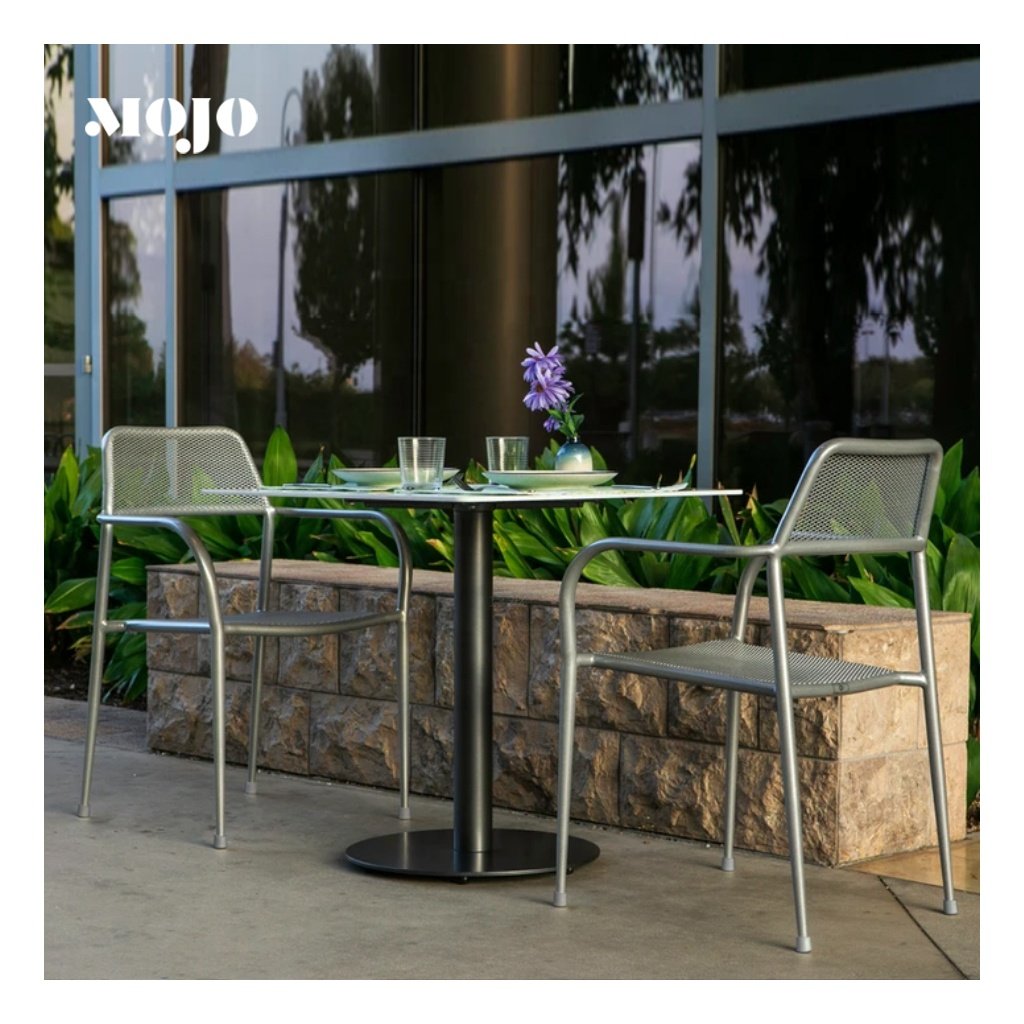 modern restaurant Rattan Chair Paris Cafe Parisian Bistro Chairs Dining Outdoor Patio Furniture French Style metal Chair