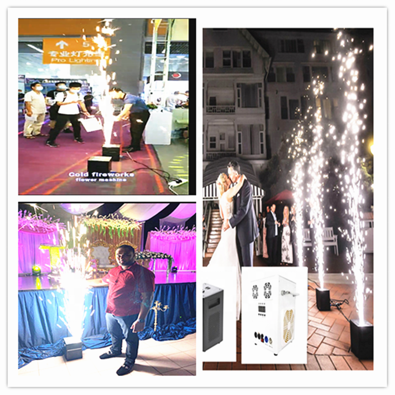 DMX512 pyrotechnic pyro stage fireworks cold sparkler fountain machine wedding decoration di equipment stage lights speakers bar