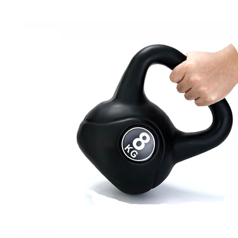 Cheap Cement Cast Iron Powder Coated Competizione Kettlebell 2kg 4kg 6KG 8KG 10KG 12KG 14KG 16KG Black PE kettlebell