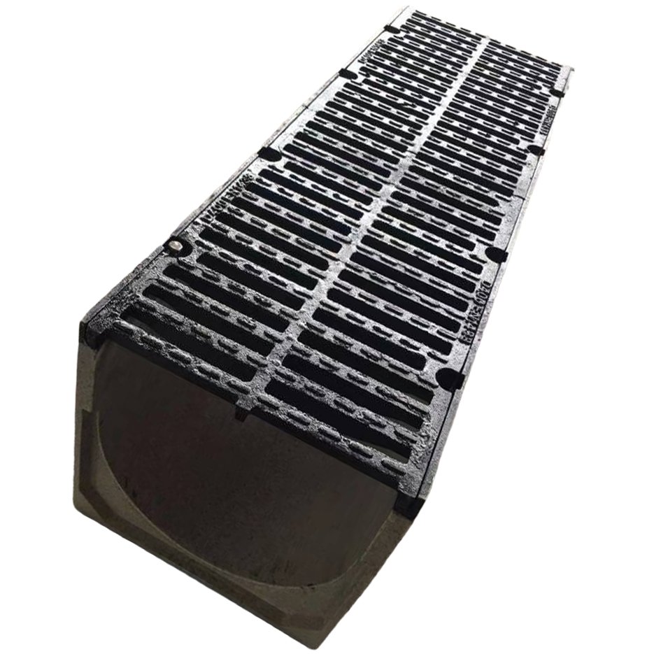 Factory direct selling iron cast grate channel cover polymer concrete drainage ditch
