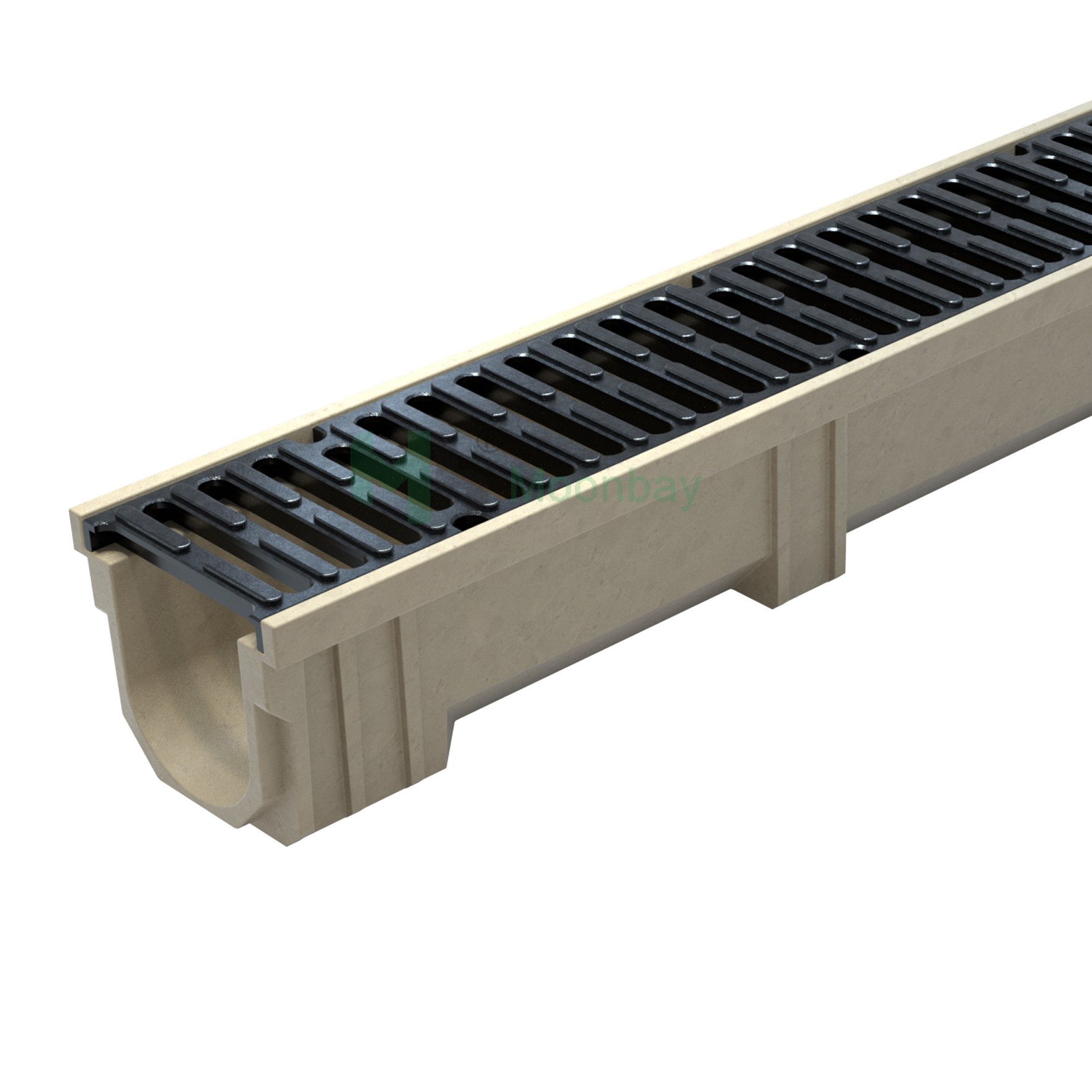 Factory direct selling iron cast grate channel cover polymer concrete drainage ditch