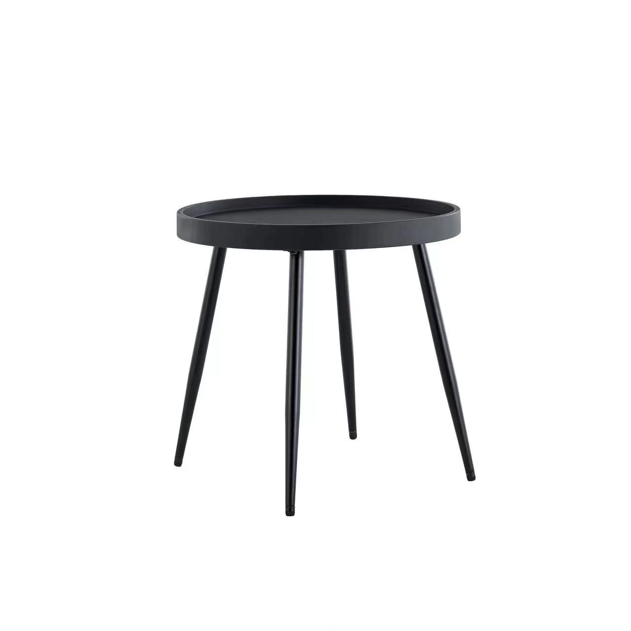 plastic side table with metal leg coffee table