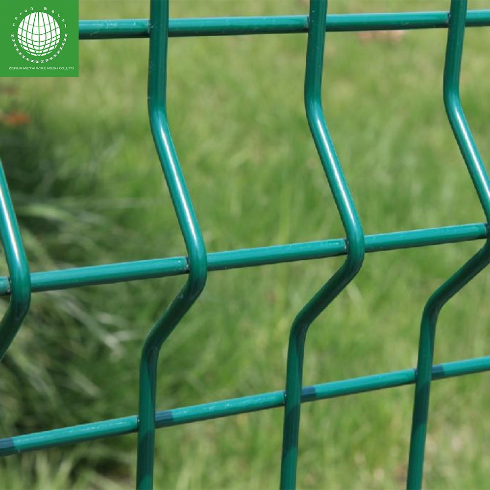 Eco Friendly Curve PVC Coated/corrosion Resistance Bending Welded Wire Mesh Fance/colorful Powder Coated 3D Curvd Fence Panels