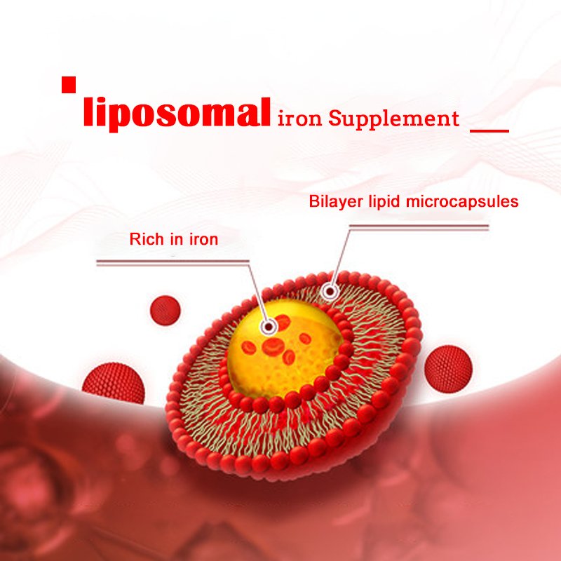 Liposom Ferric Pyrophosphate Liposomal Iron Raw Material Liposomal Iron Powder Supplement