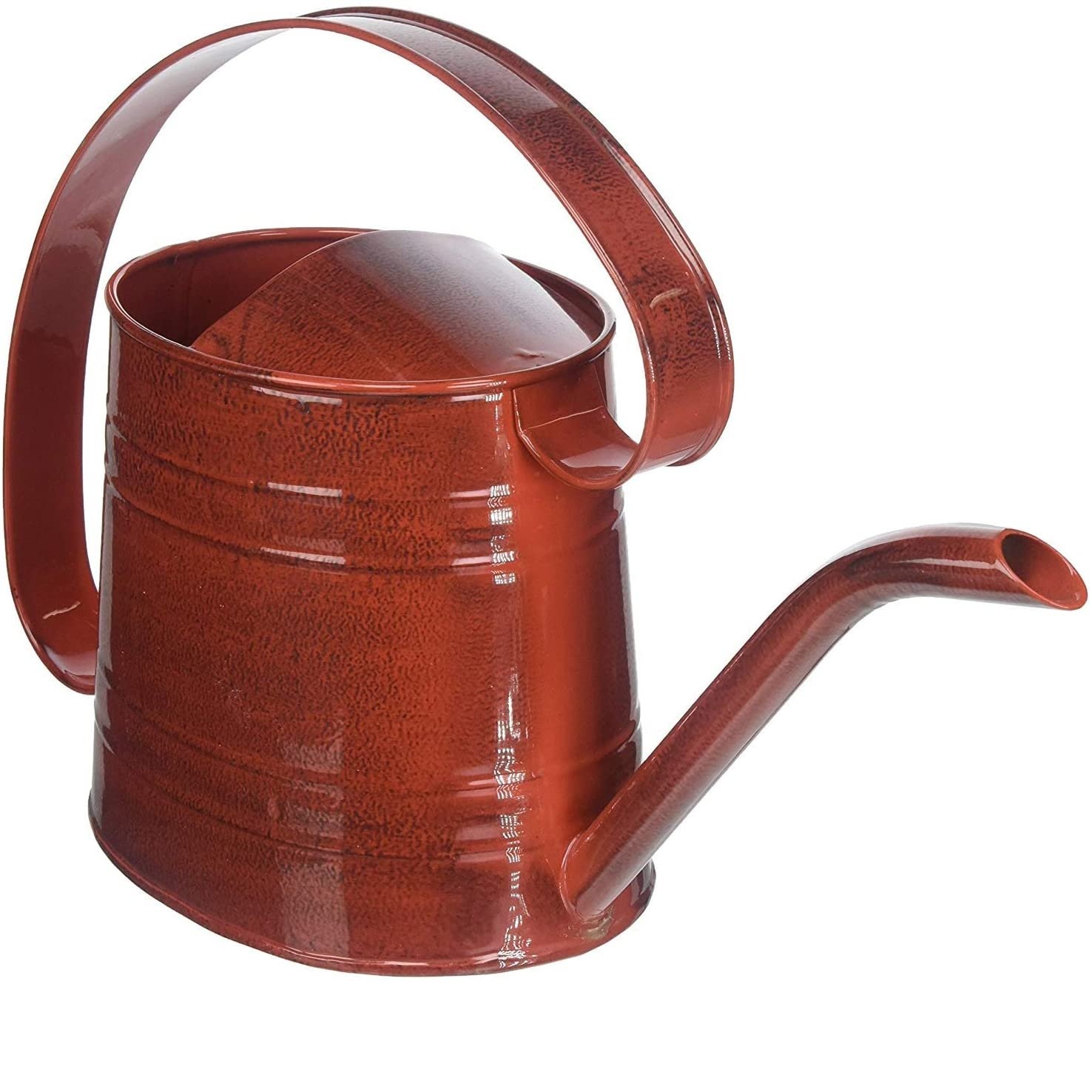Home Garden Daily Usage Pink Enamel Finished Water Can Glorious Design Iron Metal Unique Design Custom Shape Watering Can