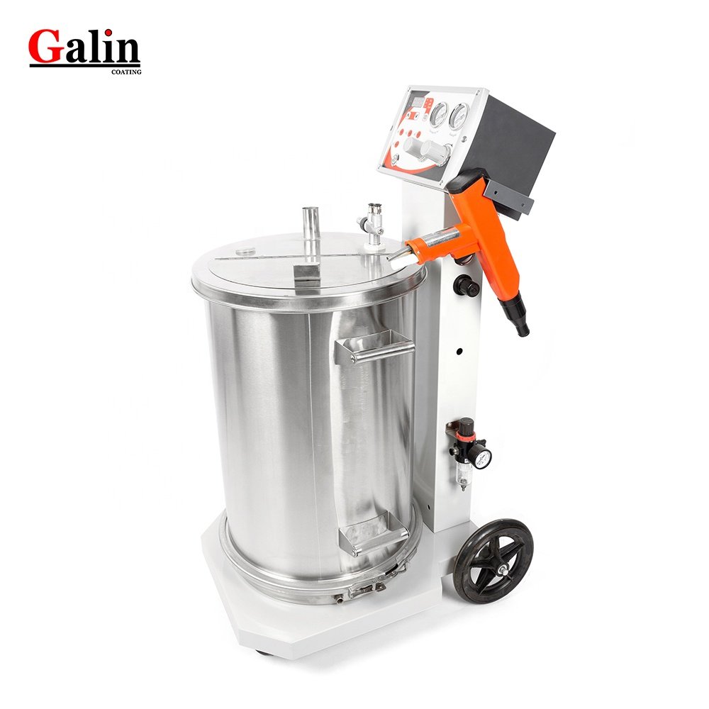 New electrostatic powder coating machine GALIN K1 with PCB for metal parts