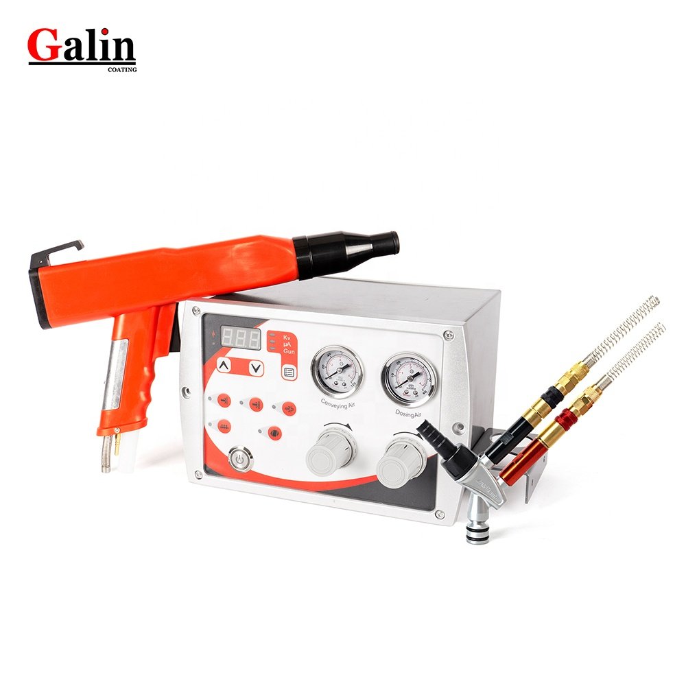 New electrostatic powder coating machine GALIN K1 with PCB for metal parts