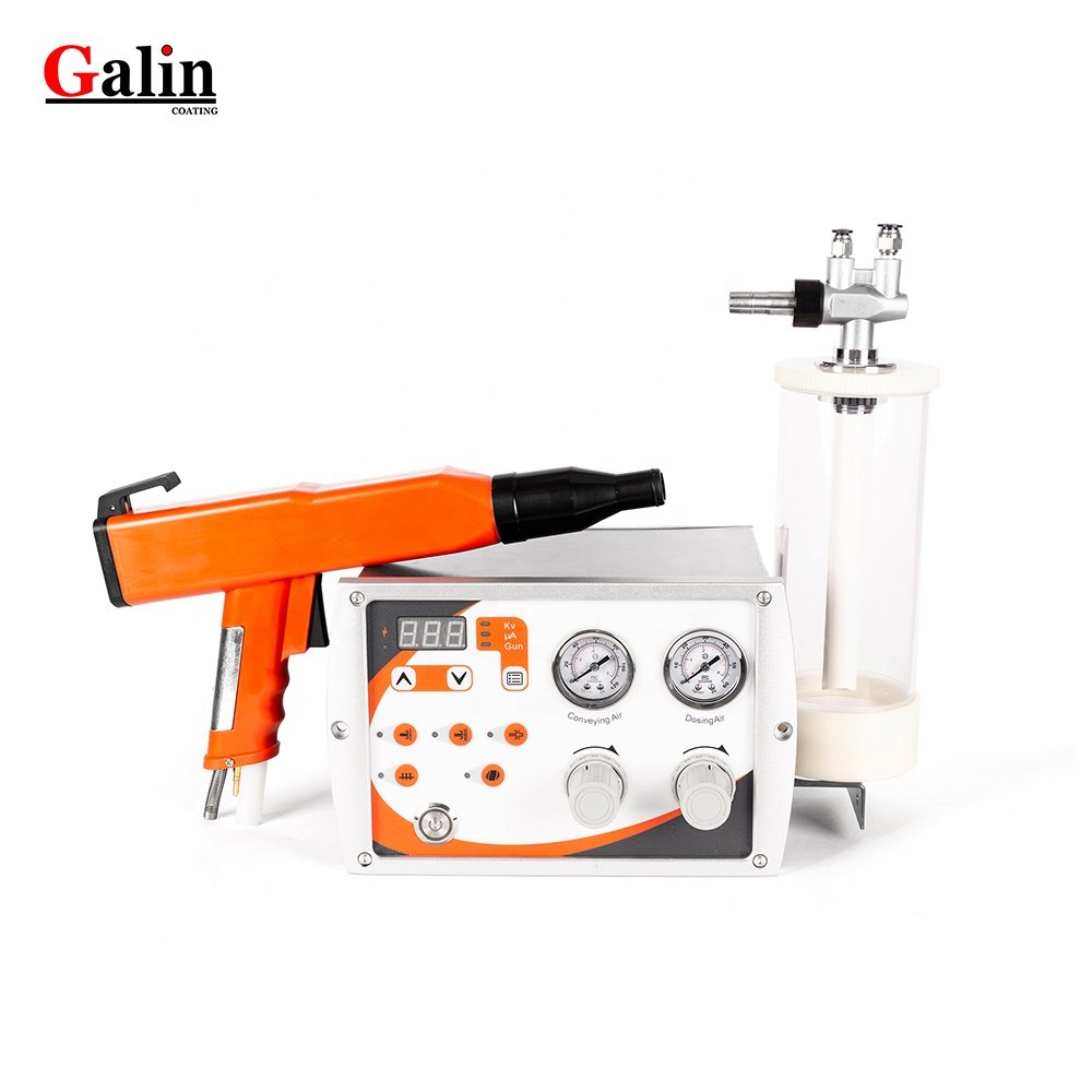 New electrostatic powder coating machine GALIN K1 with PCB for metal parts