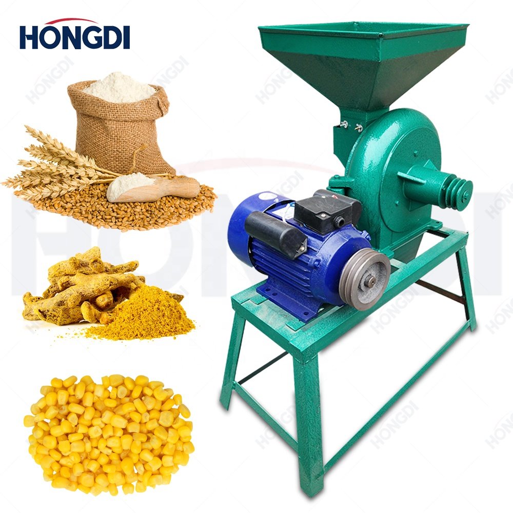 Hopper Type Cast Iron corn Grinding machine for Corn Soybean Walnut Pellet Tooth and Claw Mill