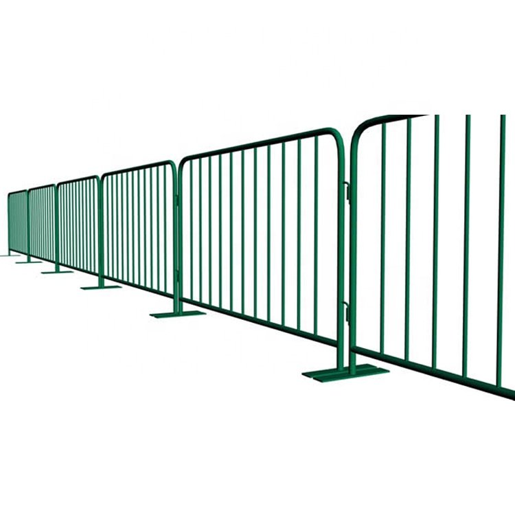 Mobile safety crowd control barrier fence